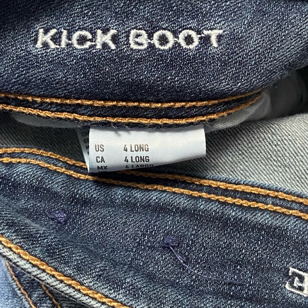 American Eagle Kick Boot Super Stretch Jeans Blue - Picture 7 of 16